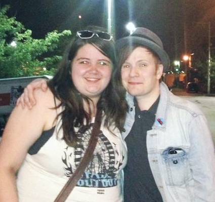 Me and FOB singer Patrick Stump outside of The Pageant in St. Louis, MO June 28, 2013.