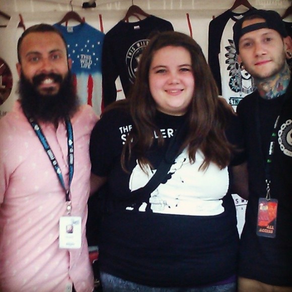 I met the band This Wild Life along with Saves The Day and The Maine.