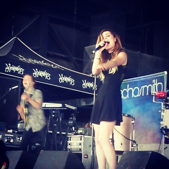 Echosmith is a band I've only ever heard of, but I decided to give them a listen at Warped Tour and I ended up having a blast watching them.