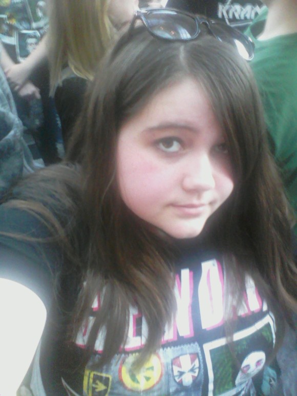 Me at the Green Day concert in 2013.